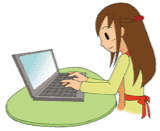 PCで打ち合わせ